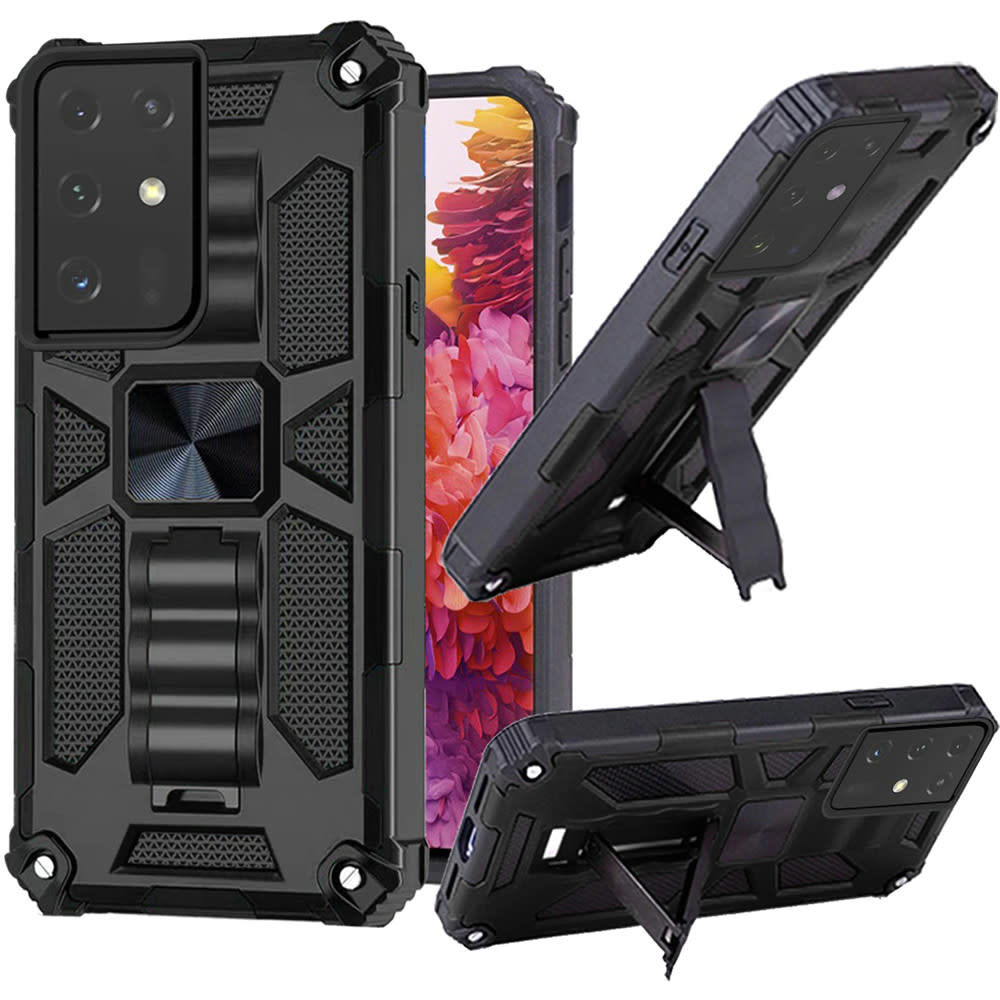 For Samsung Galaxy s21 Plus / s30 Plus Machine Magnetic Kickstand Case Cover
