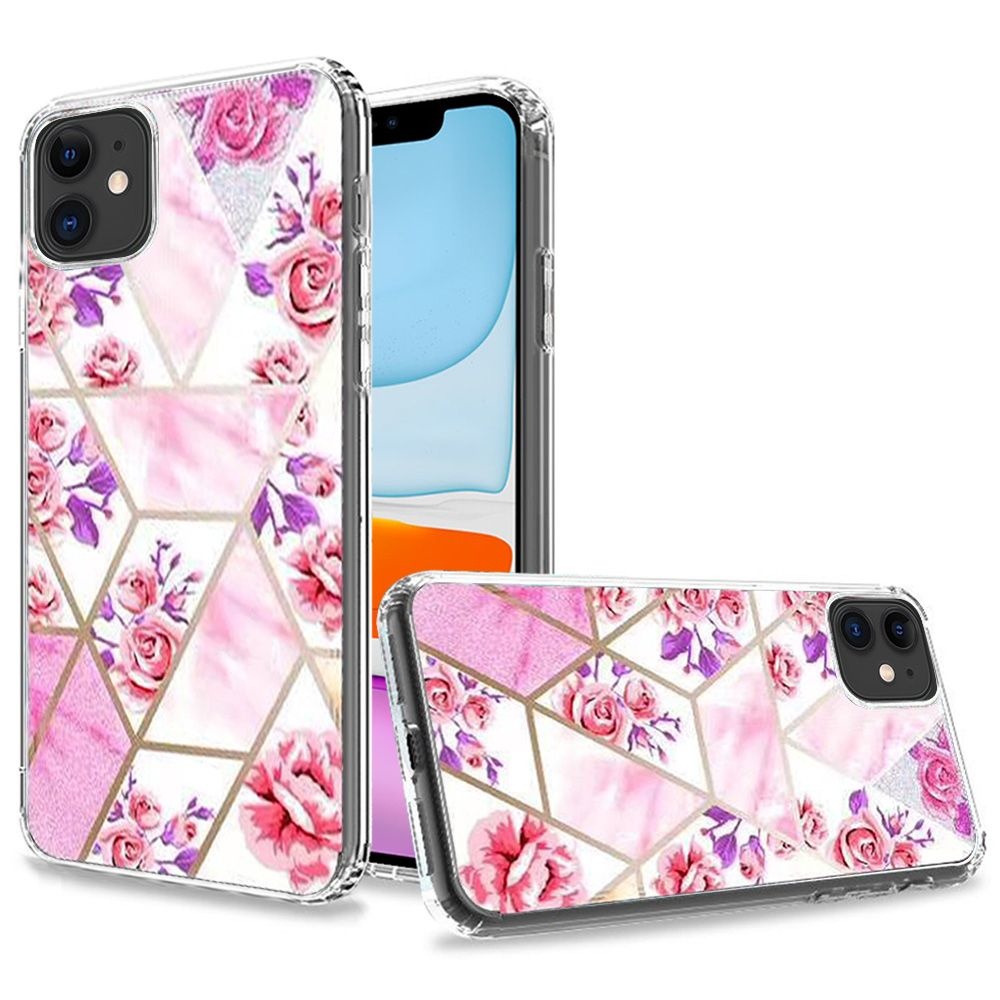 For Apple iPhone 11 (XI 6.1) Trendy Fashion Design Hybrid Case Cover