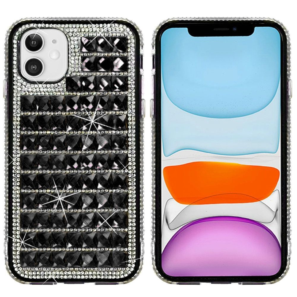 For Apple iPhone 11 (XI 6.1) Bling Diamond Shiny Crystal Case Cover