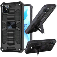 For Apple iPhone 13 Pro 6.1 (3 Cameras) Machine Magnetic Kickstand Case Cover