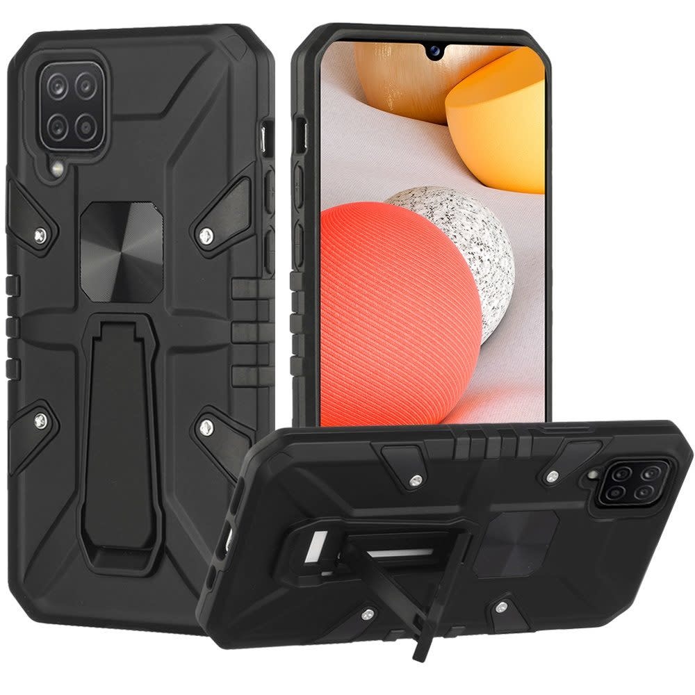 For Samsung A42 5G Force Magnetic Tough Kickstand Hybrid Case Cover