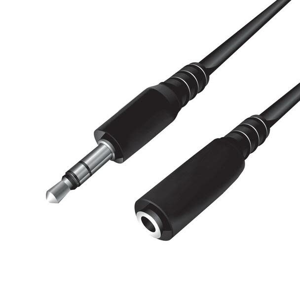 3.5mm Sound/Mic Extension Cable M/F - 5 ft