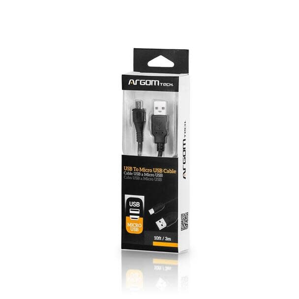 Argom USB 2.0 to Micro USB Cable - 10 ft