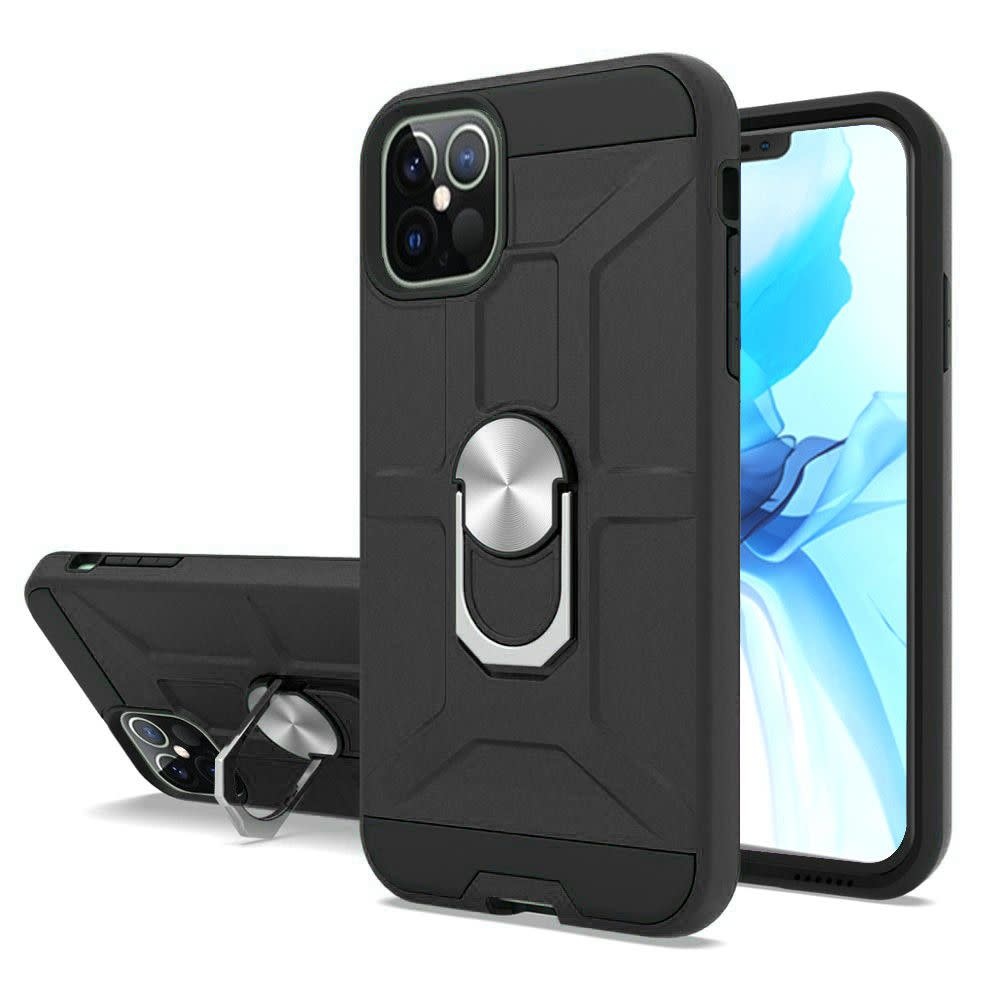 For Apple iPhone 11 Pro Max 6.5 Dynamic Magnetic RingStand Cover Case