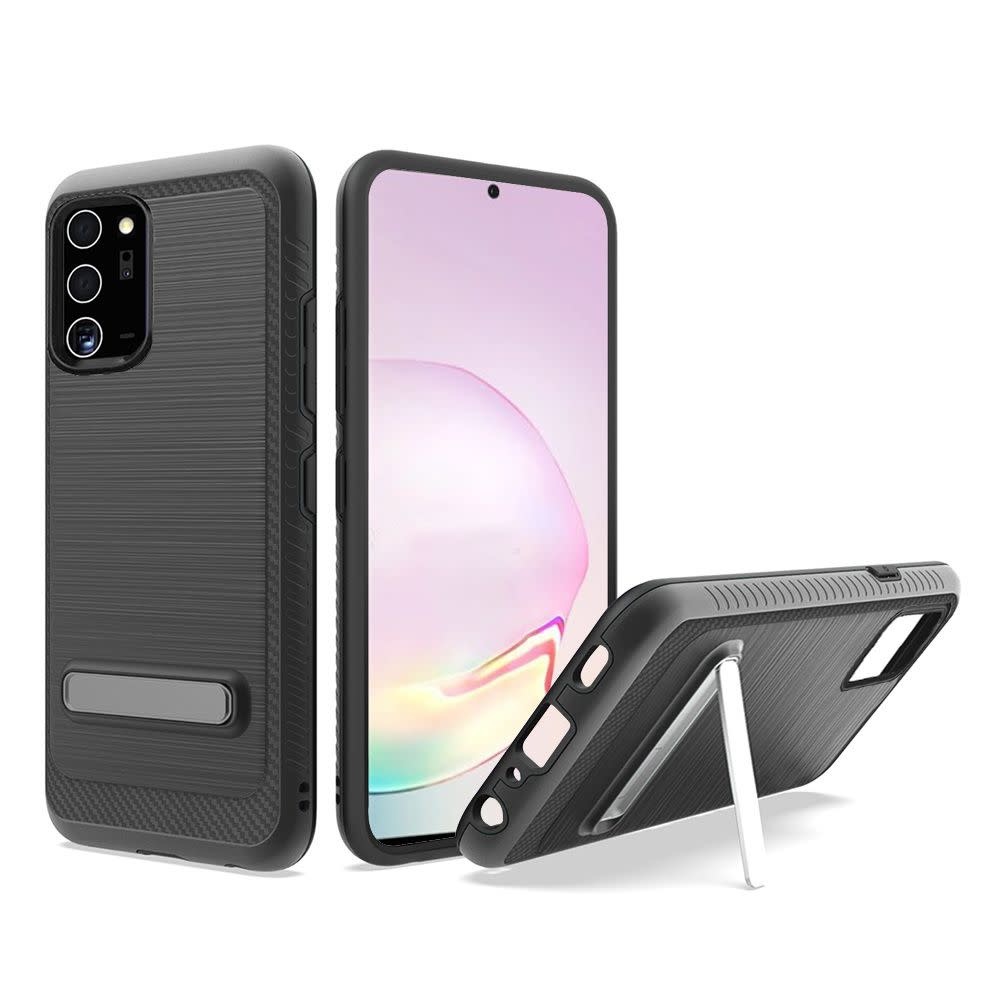 For Samsung Galaxy Note 20 Plus Slick Magnetic Kickstand Hybrid Case Cover