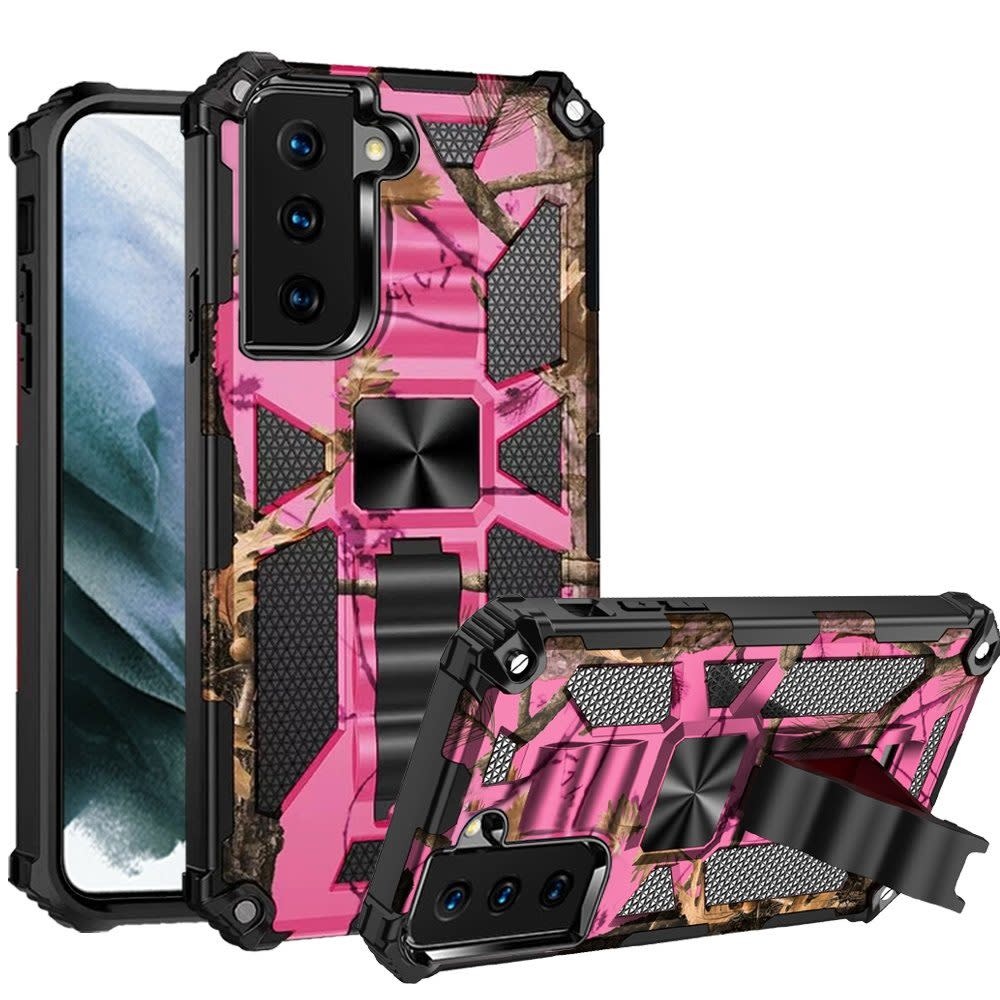 For Samsung Galaxy s21 Plus / s30 Plus Machine Design Magnetic Kickstand Case Cover