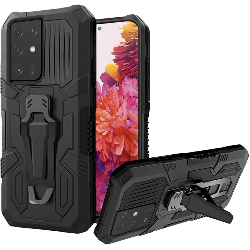 For Samsung Galaxy s21 Plus / s30 Plus Travel Kickstand Clip Hybrid Case Cover
