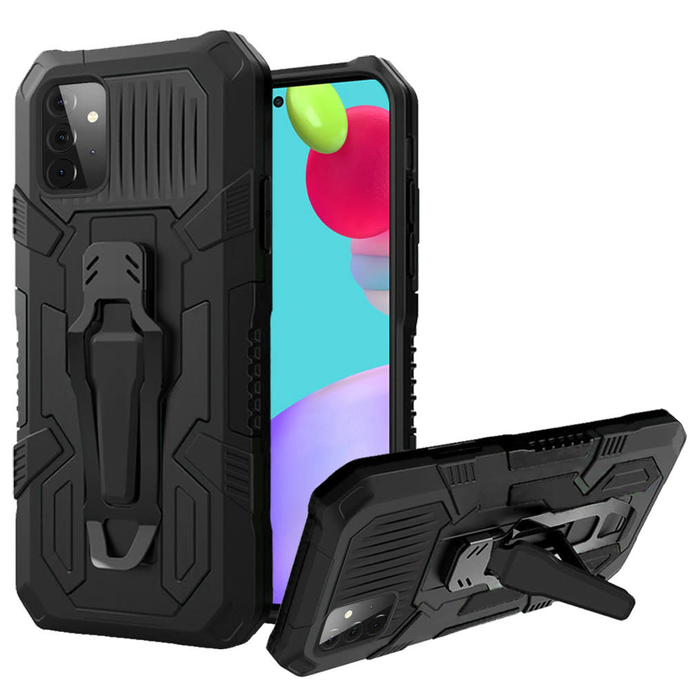 For Samsung Galaxy A52 5G Travel Kickstand Clip Hybrid Case Cover