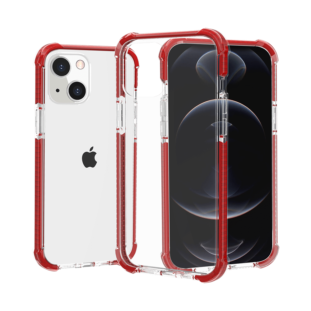 For iPhone 15 Pro Acrylic Tough 2.5mm Transparent ShockProof Hybrid Case Cover