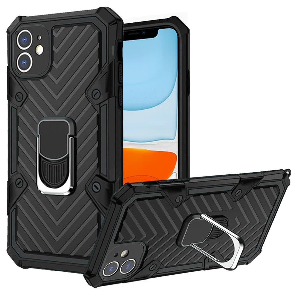 For Apple iPhone 11 (XI 6.1) Victory Magnetic RingStand Case Cover