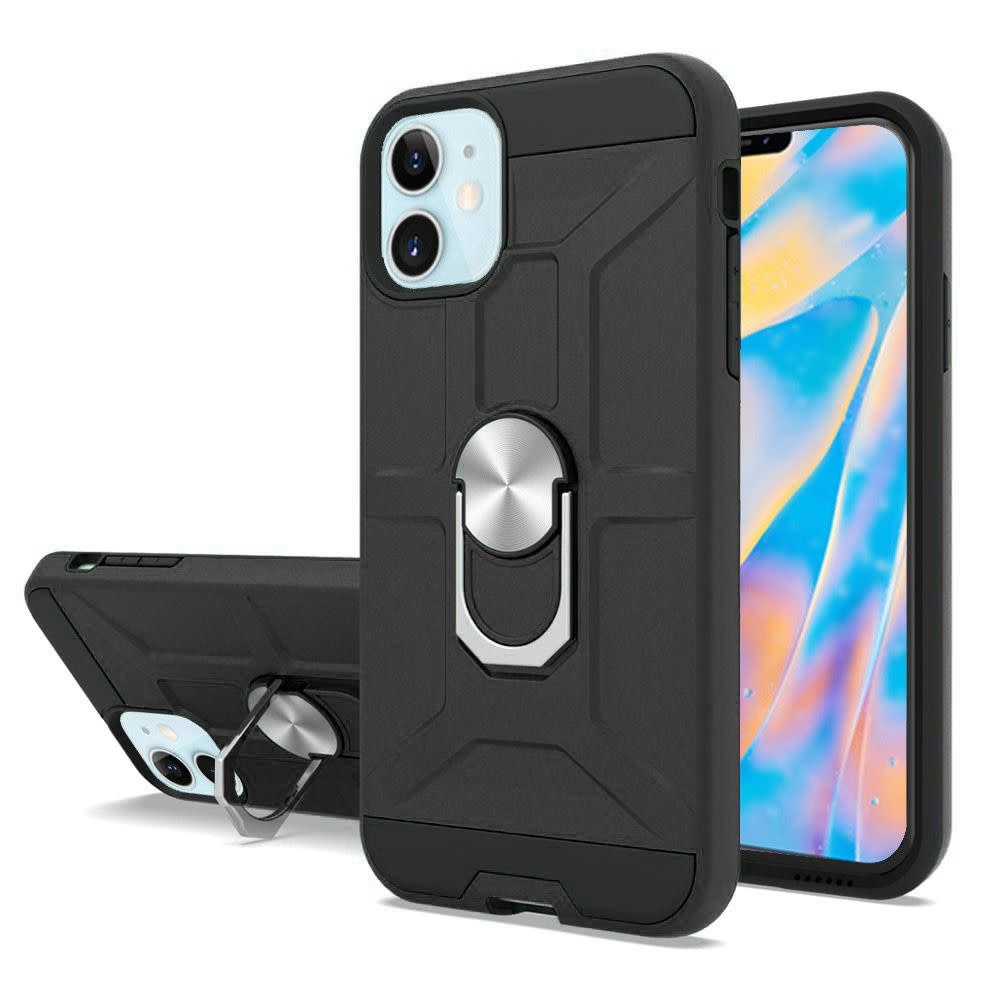 For Apple iPhone 8 Plus / 7 Plus Dynamic Magnetic RingStand Cover Case